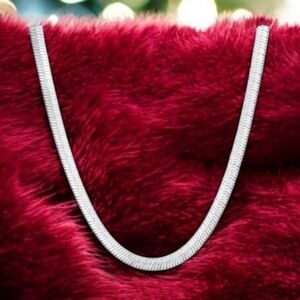 Sleek Silver Necklace for Women